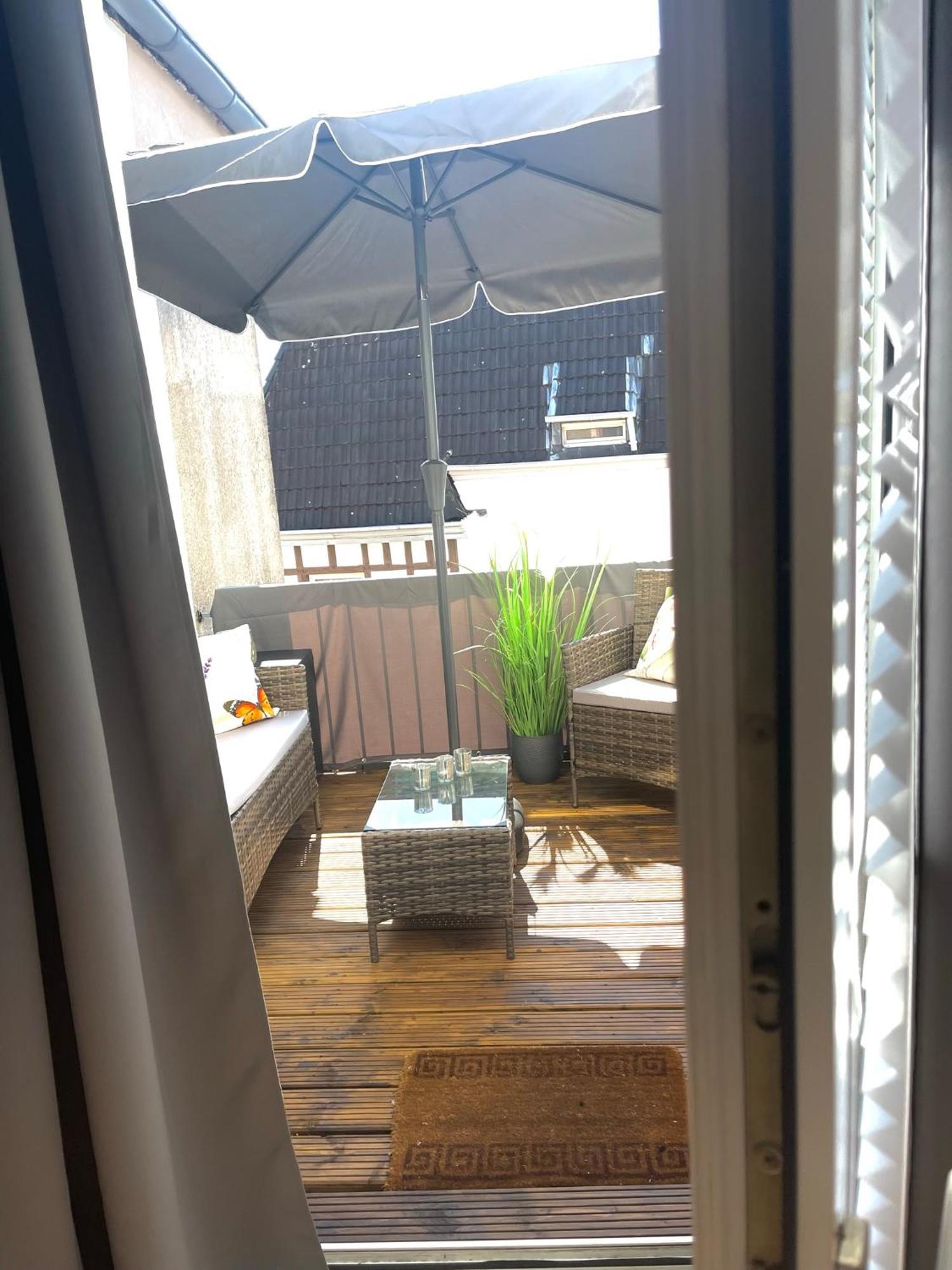 City Apartment, Ferienwohnung 3 Zkdb, Balkon, Dachgeschoss, Naehe Duesseldorf 크레펠트 외부 사진